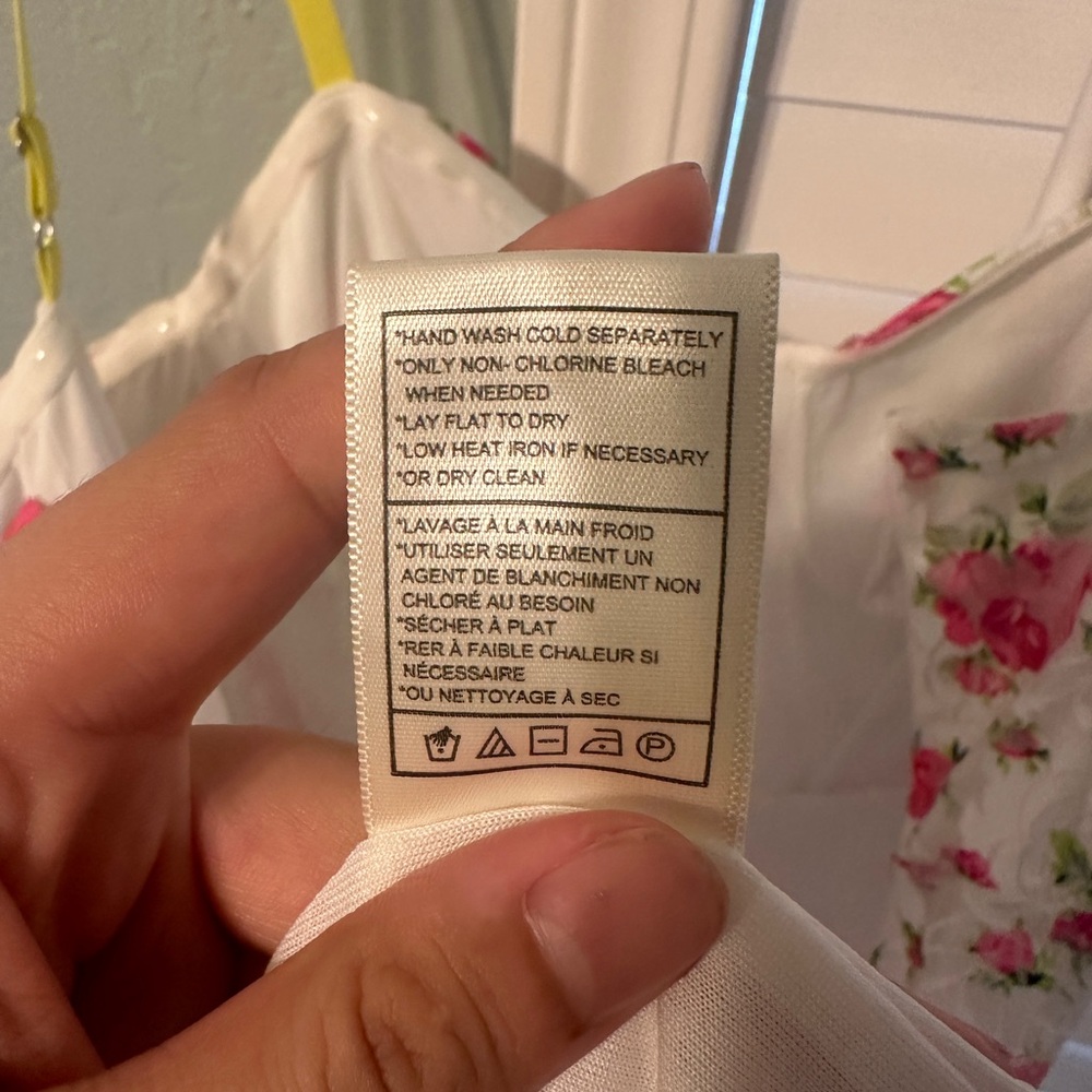 NWT Betsey Johnson Ali White Pink Mini Dress - Picture 12 of 13